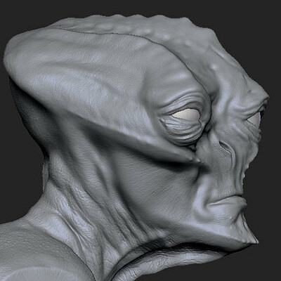 poser 7 gray alien model