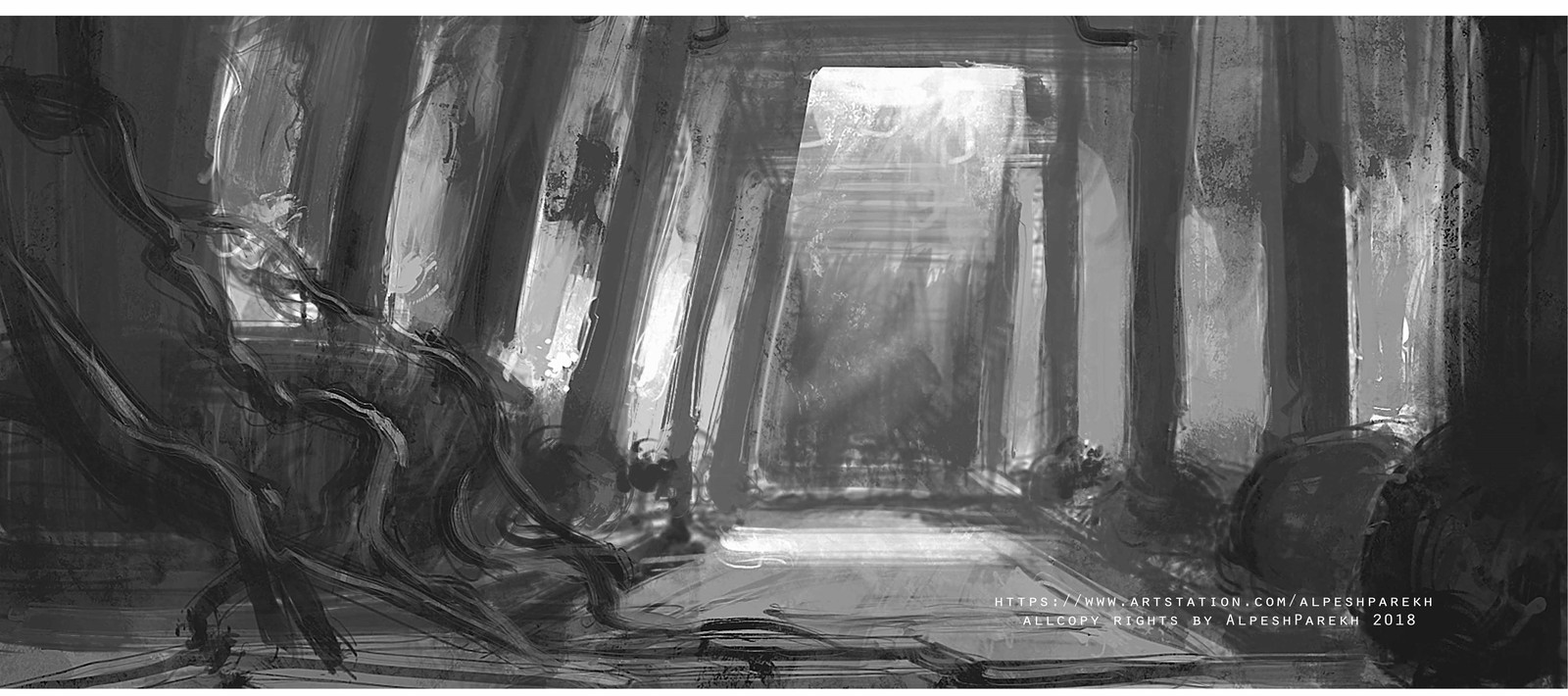 Abandoned chamber Sketch 1 -  level-2 