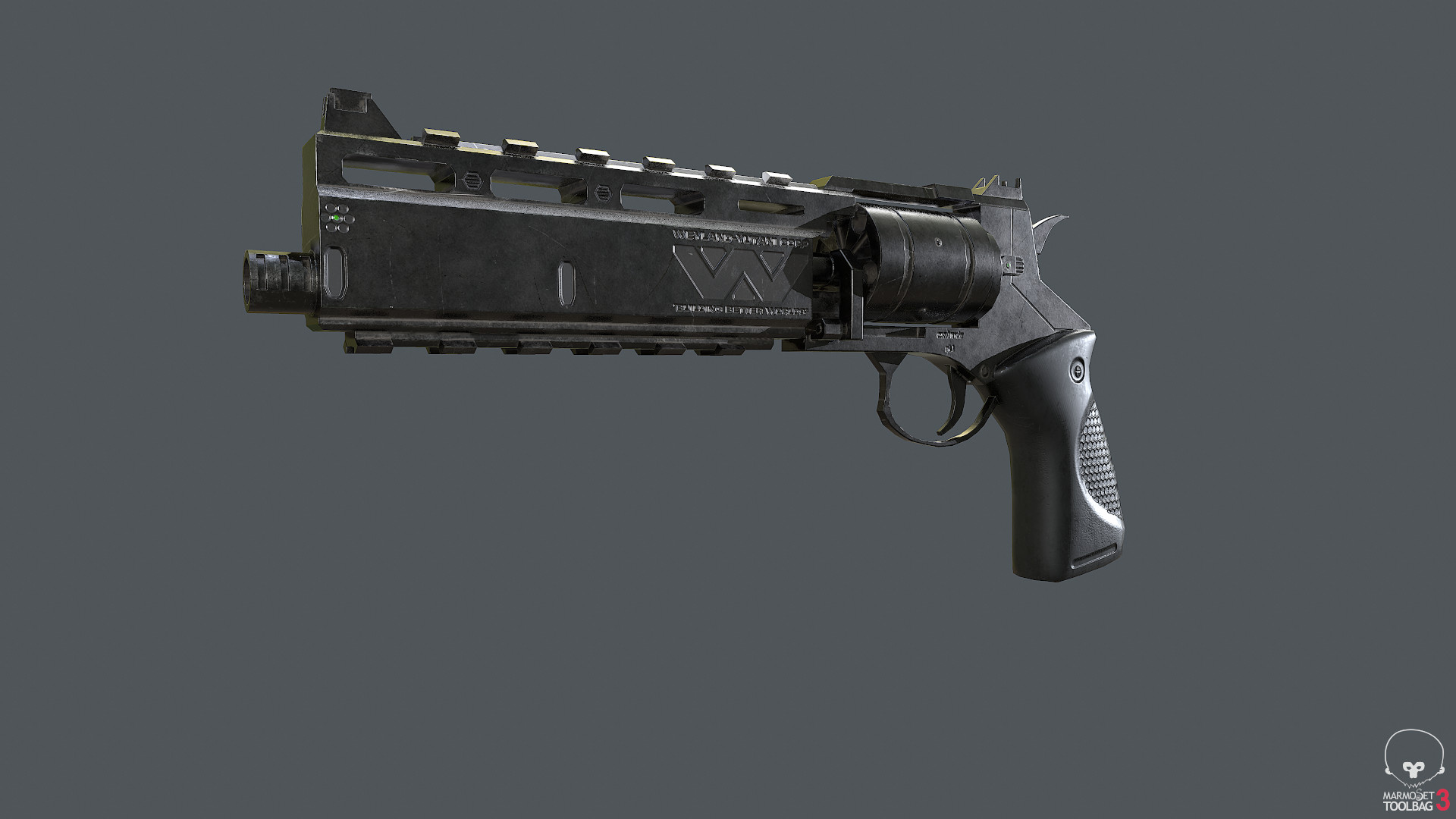 ArtStation - Sci-fi revolver