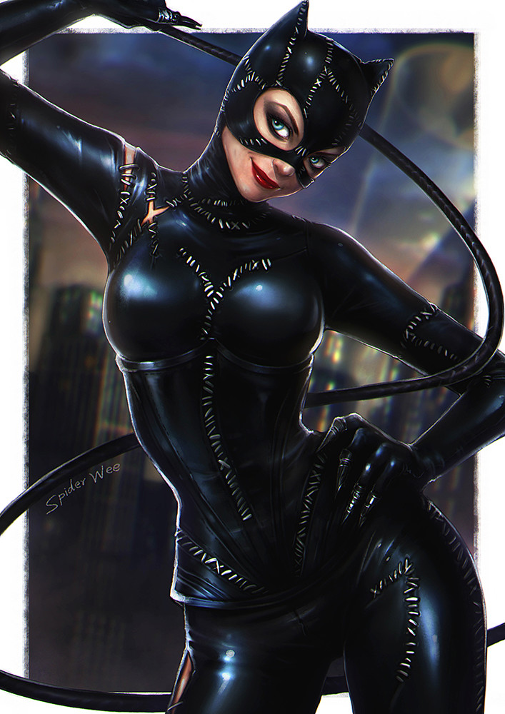Catwoman 1992 & 2012.
