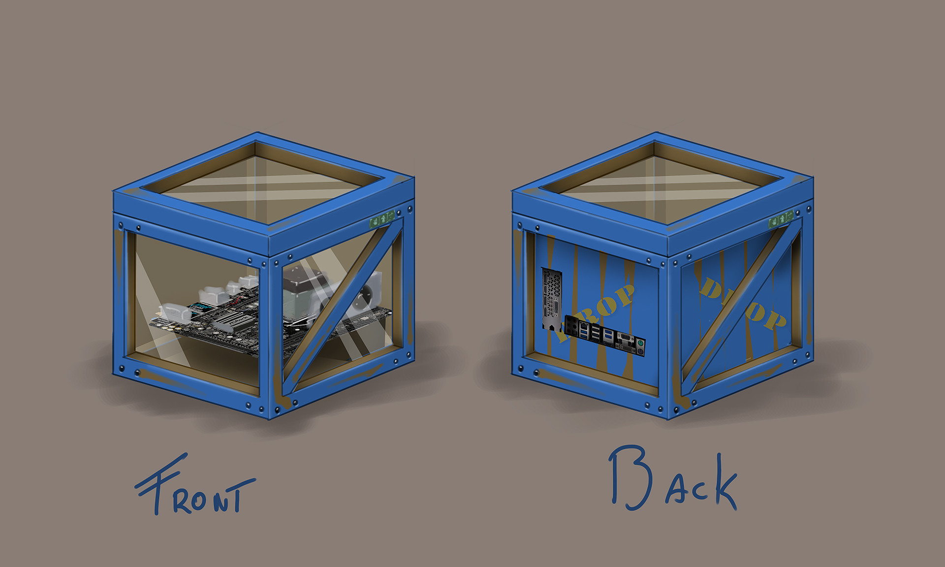 Artstation Fortnite Pc Case Marcin Mielczarek