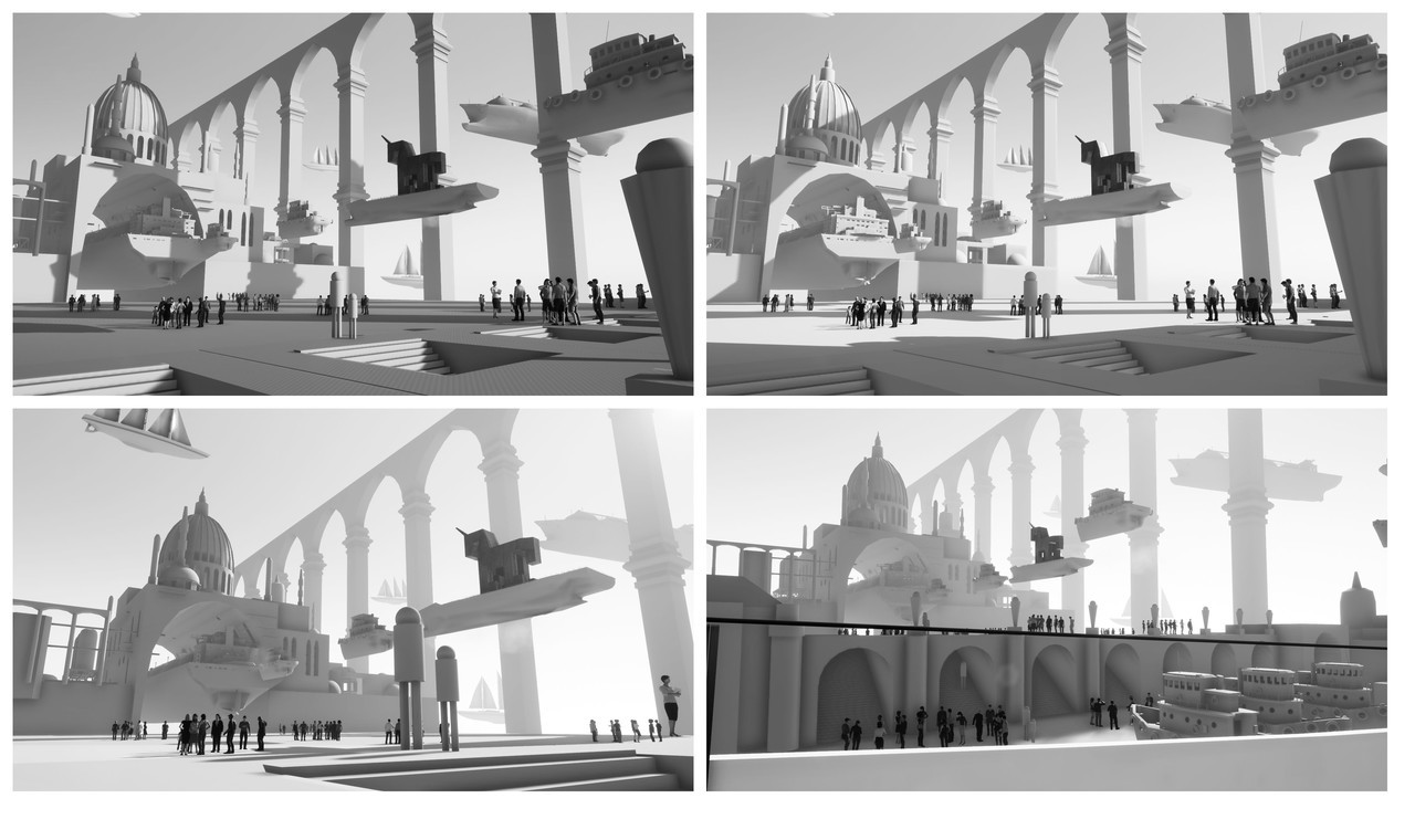 Final 3D blockout thumbnails.