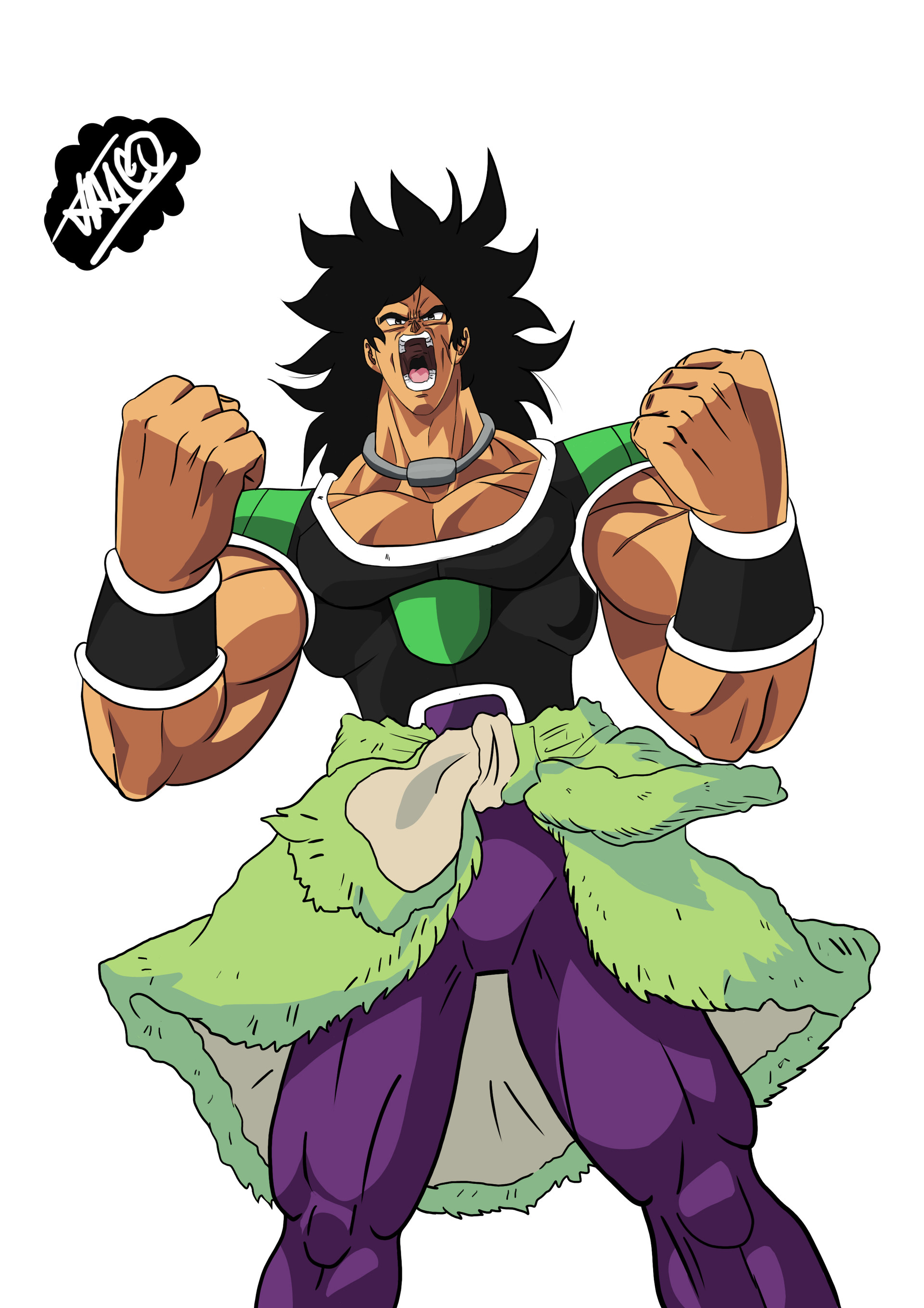ArtStation - Broly Dragon Ball Super Movie Fanart