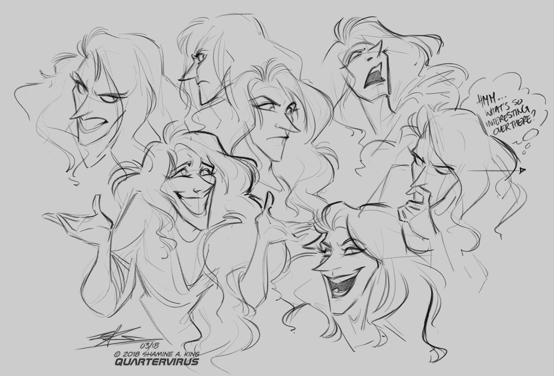 Louis Sketches, Photoshop CC