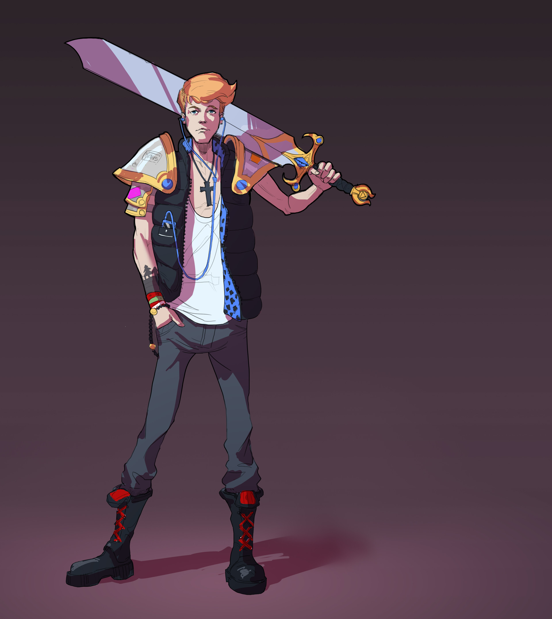 ArtStation Character sketch Zeke