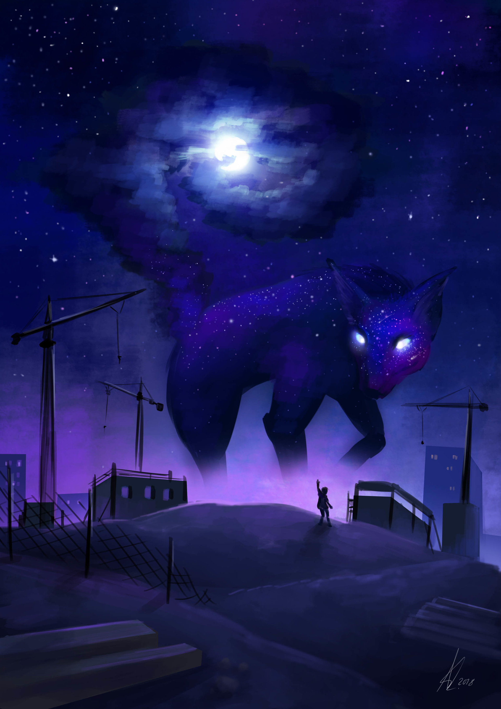 The Fox that Carried the Universe by Nathalie Kranich r/CelestialBodies