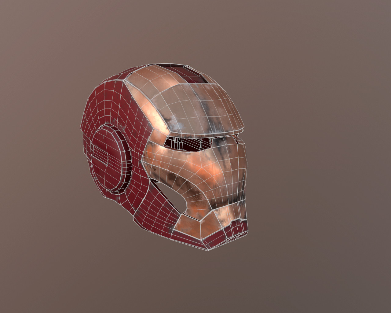 Artstation 3d Ironman Helmet Robin Gijwal