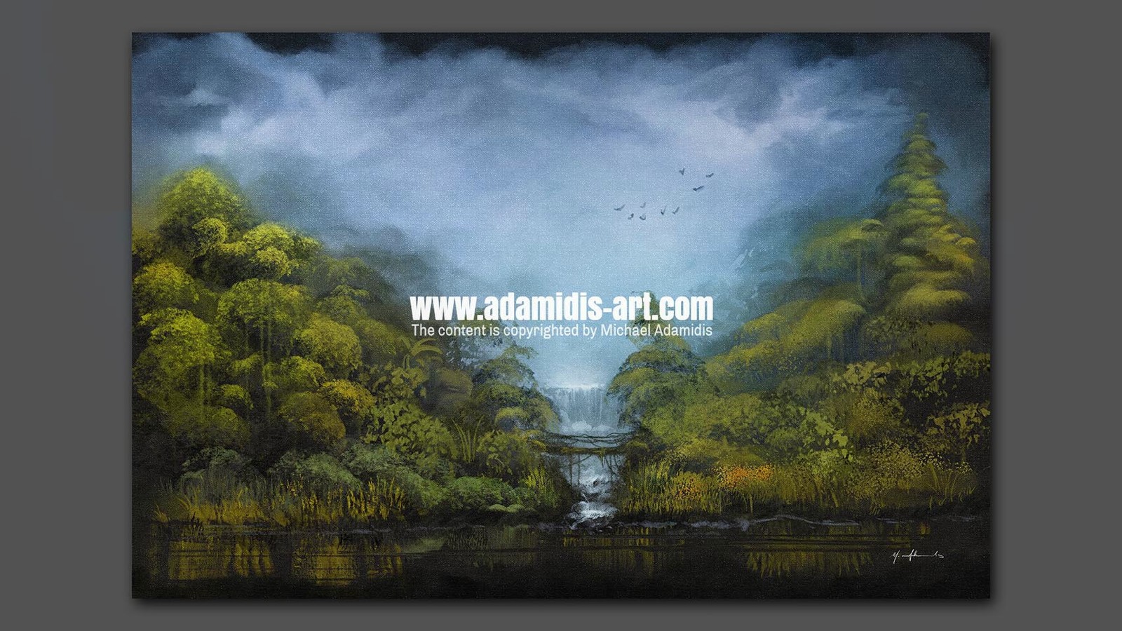 Deep Jungle - Digital Oil Painting by Michael Adamidis
