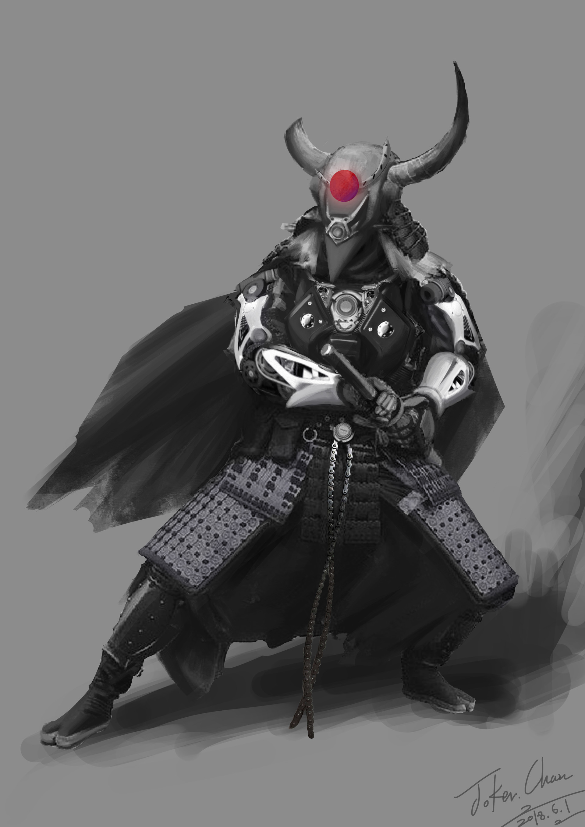 samurai joker figure