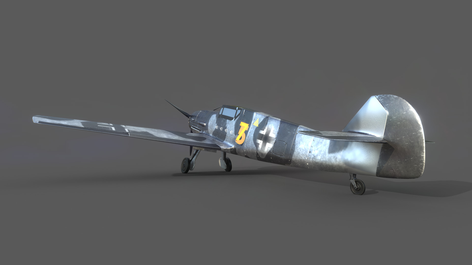 Artstation Messerschmitt Bf 109 Fighter Aircraft Arun C