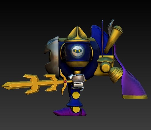 Richard Marr 3d Fanart Meta Knight Robobot Model