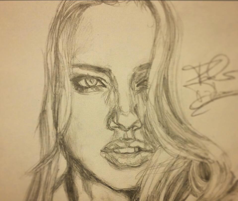 Adriana Lima Portrait Long #adrianalima #short #doodle #doodleart #sketch  #sketchart #sketchbook - YouTube