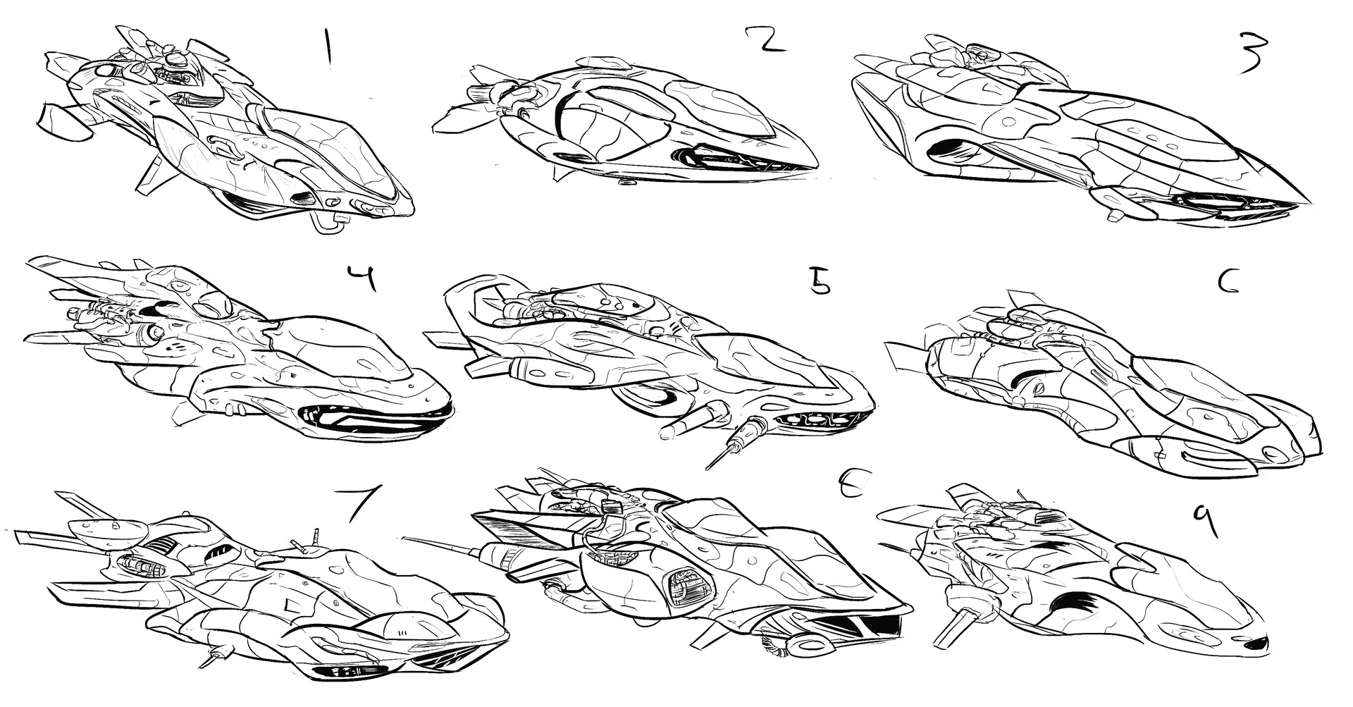 Artstation Hover Car Ramon Benitez