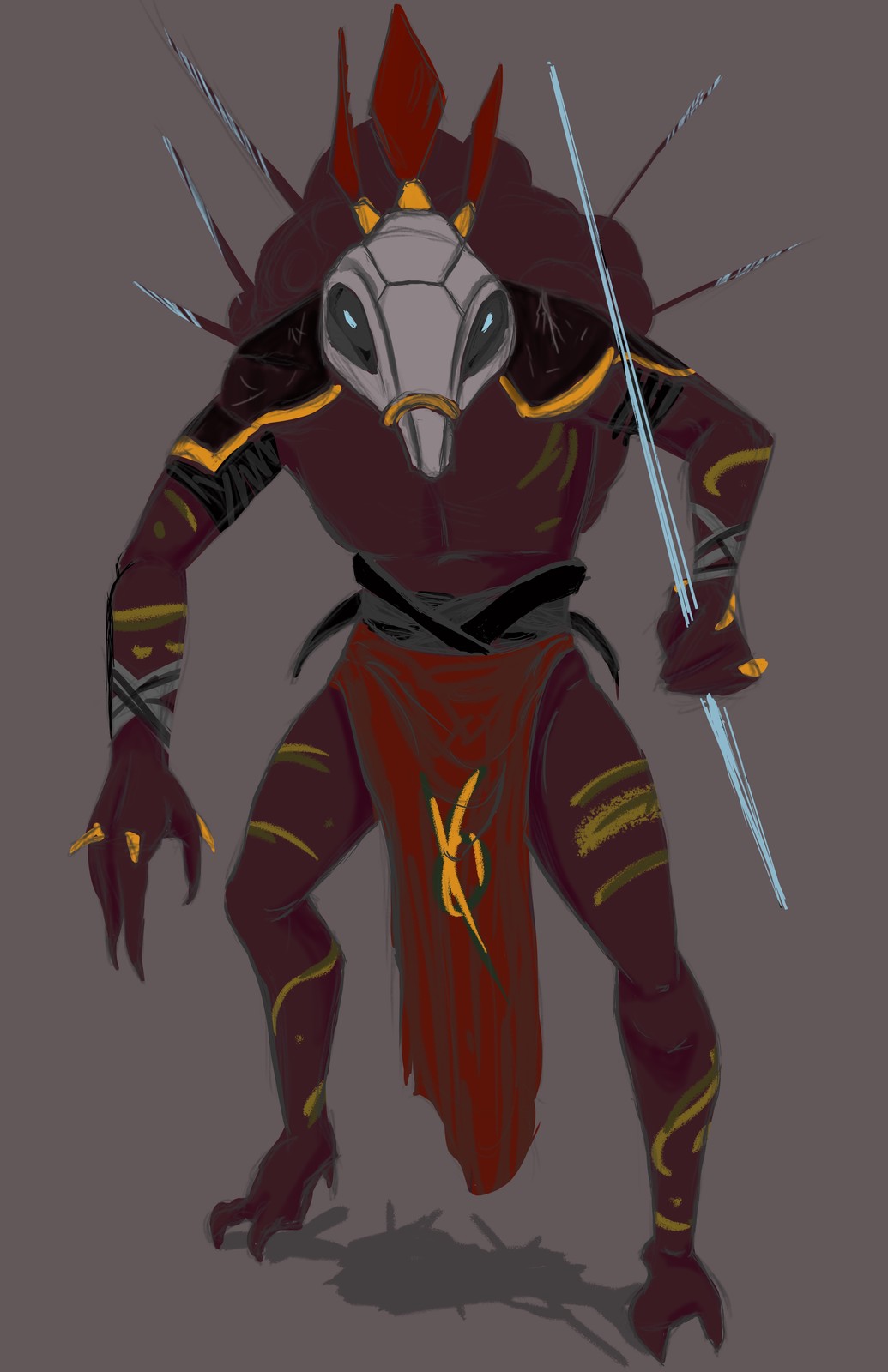 Enemy Color Pallet - Shown On A Character