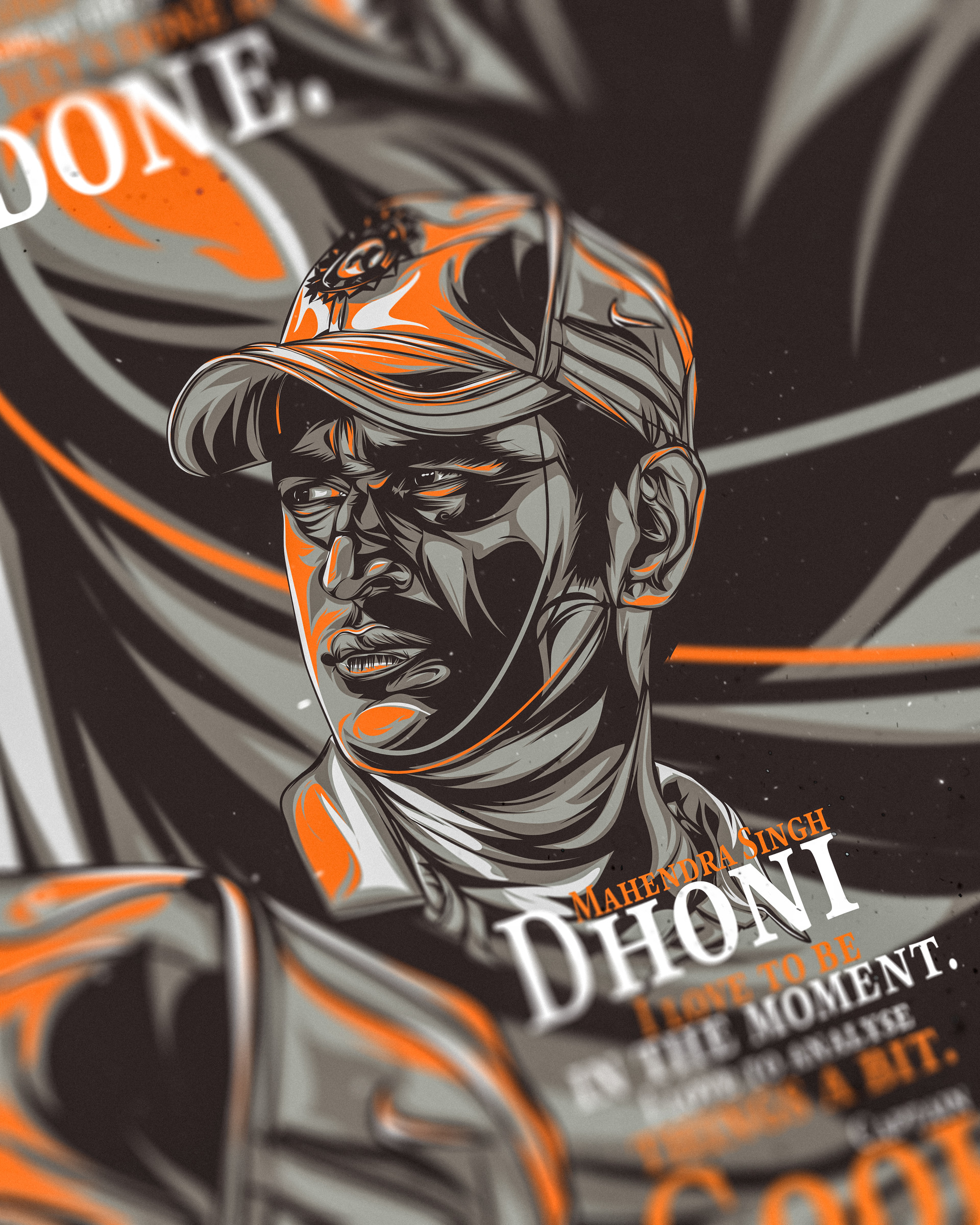 Artstation Mahendra Singh Dhoni Mauryan Pentool