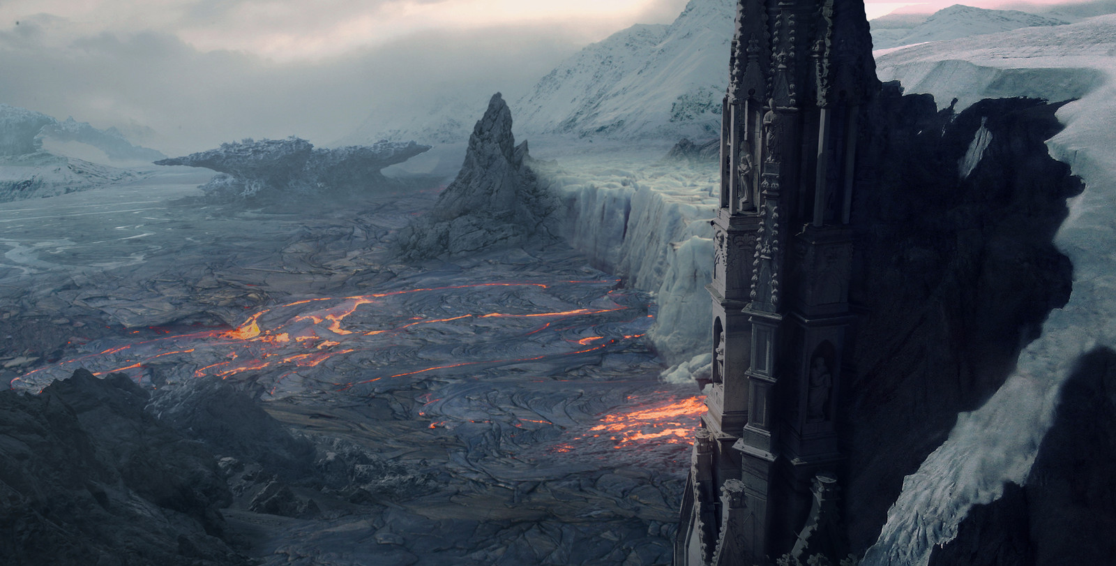 Lava and ice