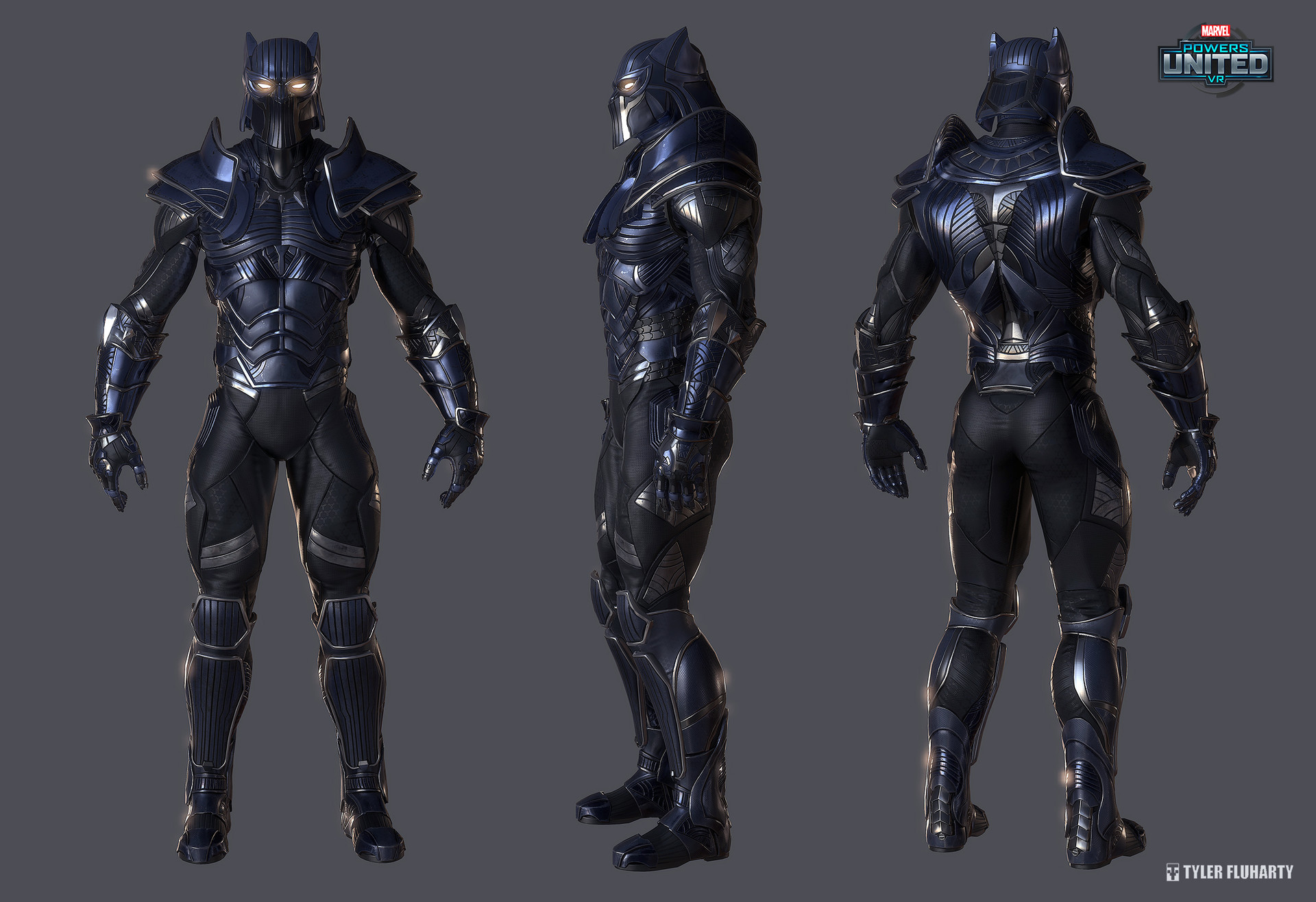 Tyler Fluharty - Black Panther Blessed Armor