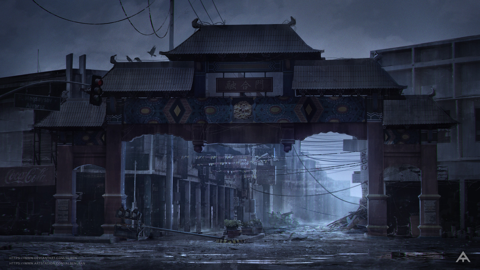 Abandoned Uyanguren Street - Concept Art