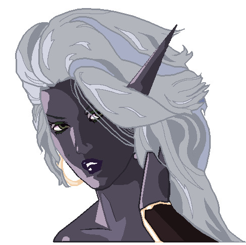 images Drow Woman Portrait david fitzgerald a portrait of a drow