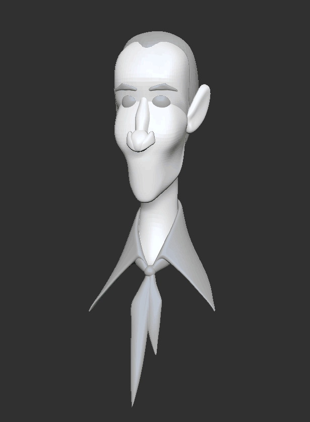 Progress of the sculpt in zBrush