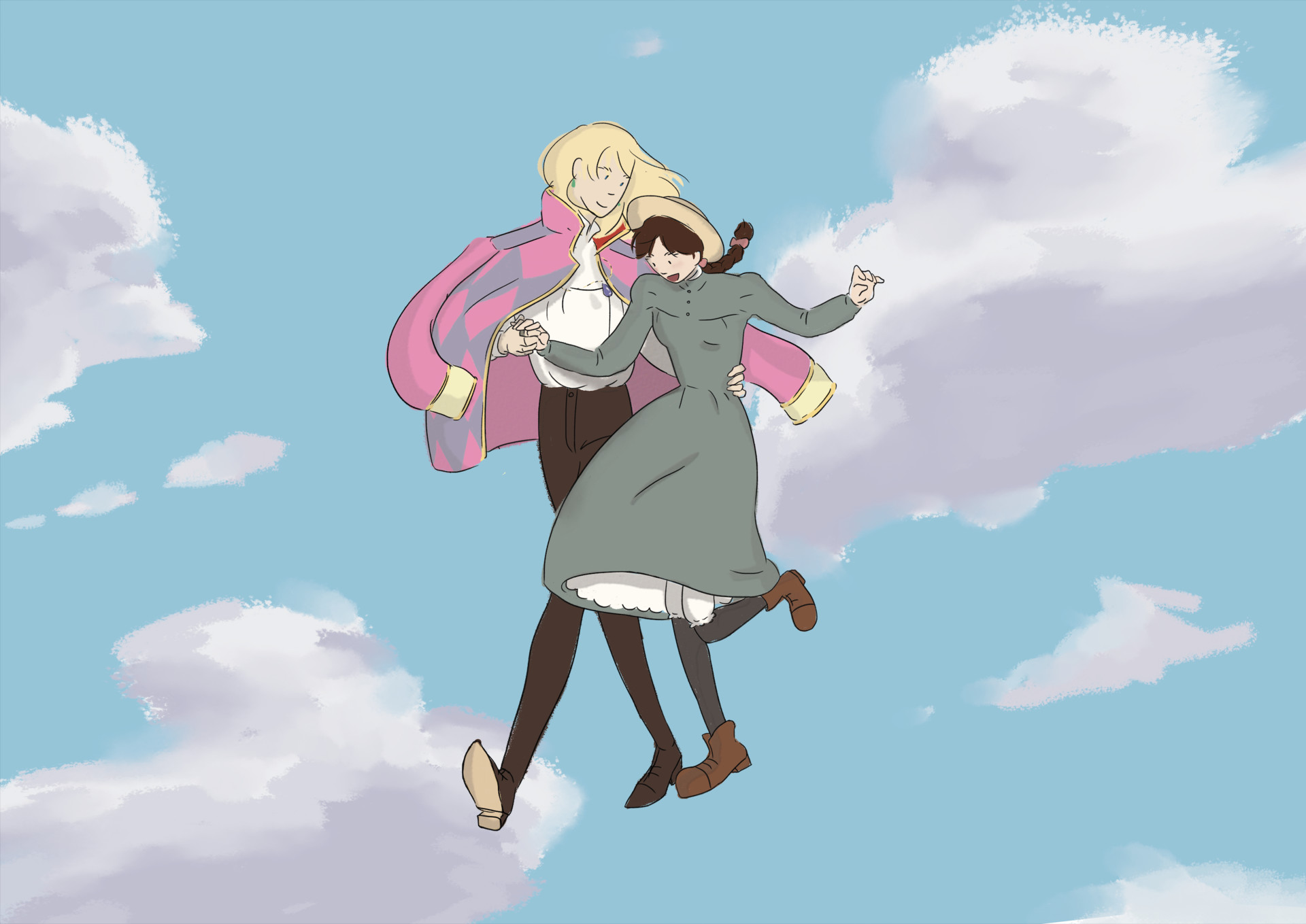 Artstation Howl S Moving Castle Fan Art Ally Ng
