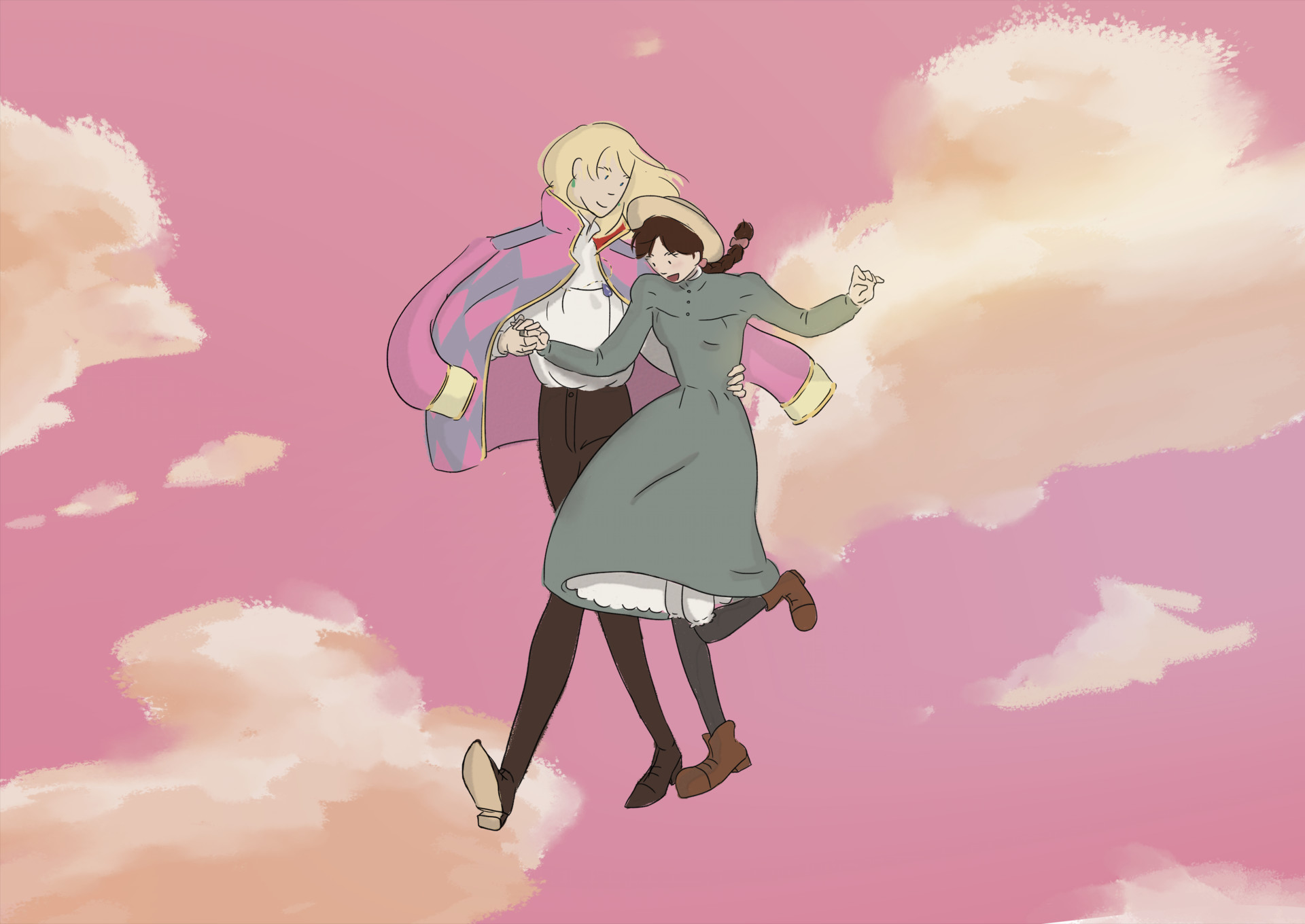 Artstation Howl S Moving Castle Fan Art Ally Ng