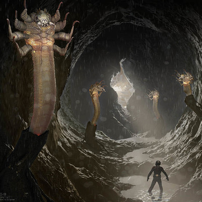 Ant-Man and the Wasp: Early Microverse Ideas - Tube worm Gauntlet