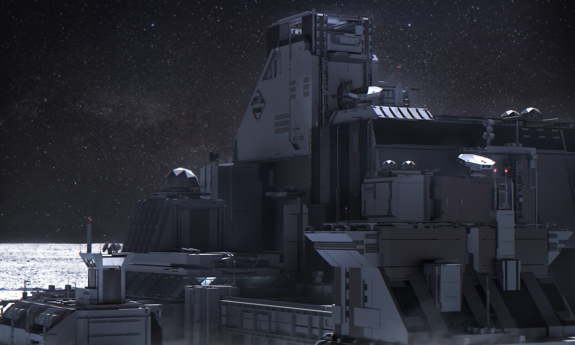 Artstation Military Stronghold Kitbash Set Jose Borges