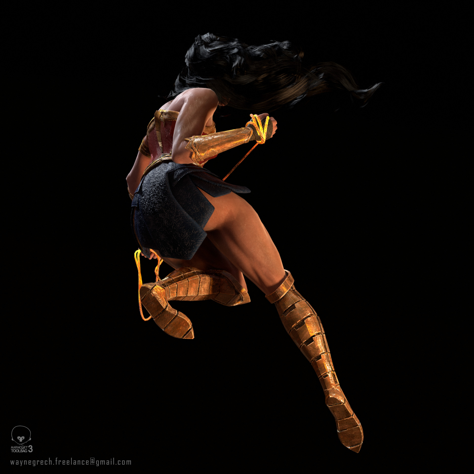 Wayne Grech - Wonder Woman Game Character