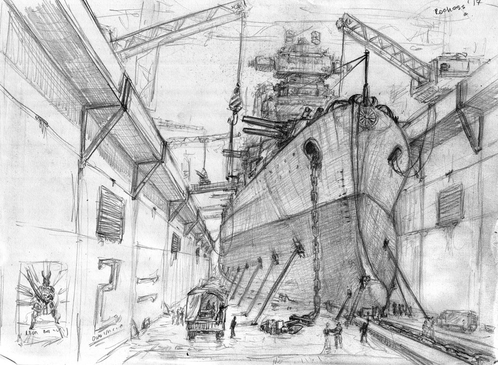 Docks Sketch Stock Vector Illustration and Royalty Free Docks Sketch Clipart