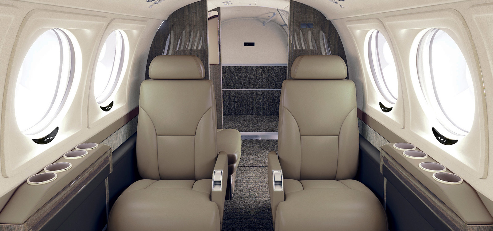 Richard Bryce Gore - Beechcraft King Air 250 Interior