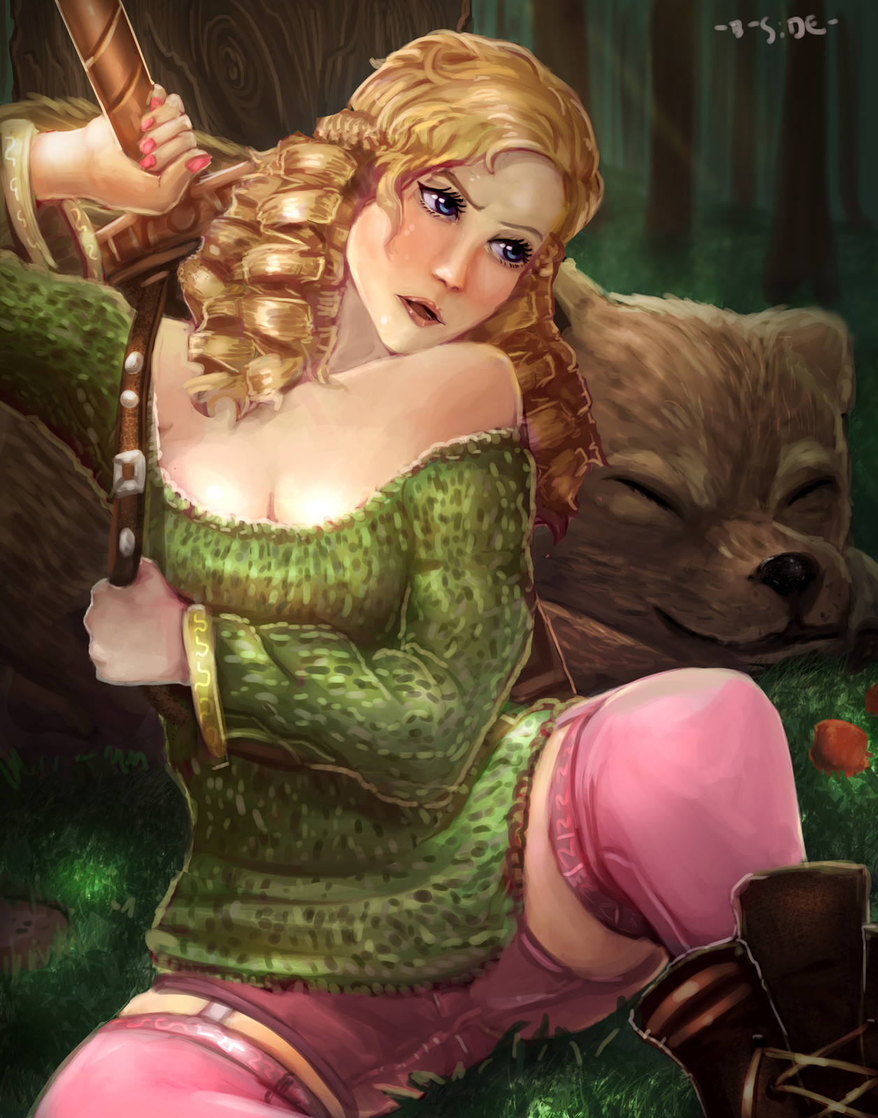 Goldilocks and Bear.
