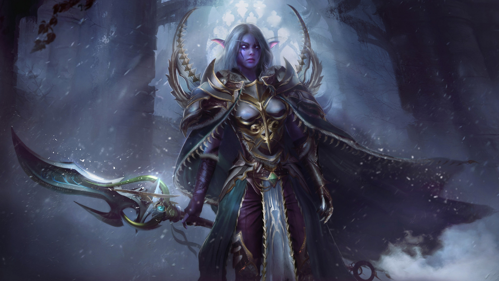 Kaldorei Warden - Warcraft Commission