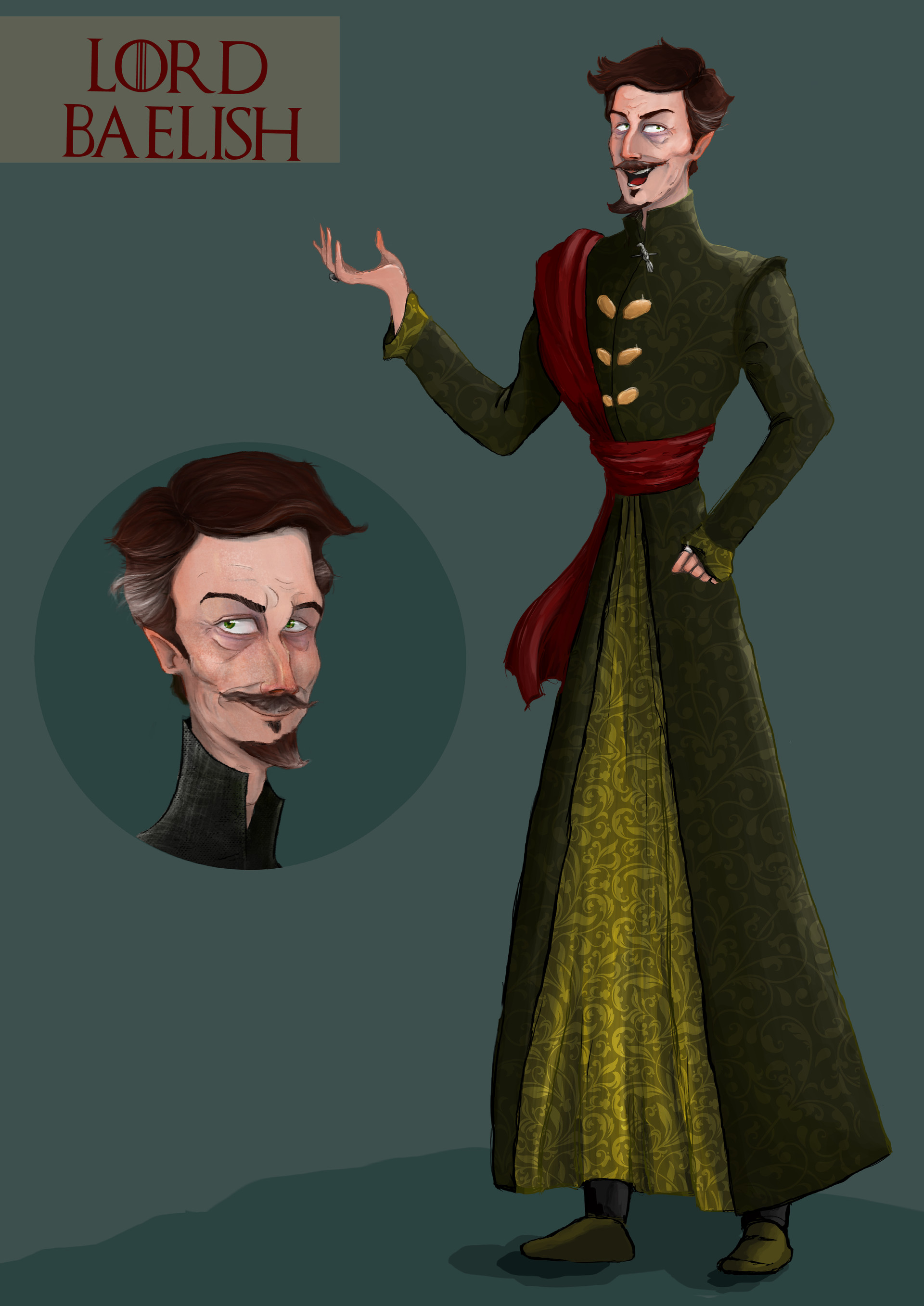 Game of Thrones TV Show Fan Art - House Baelish - Large Art Prints by Joel  Jerry | Buy Posters, Frames, Canvas & Digital Art Prints | Small, Compact,  Medium and Large Variants