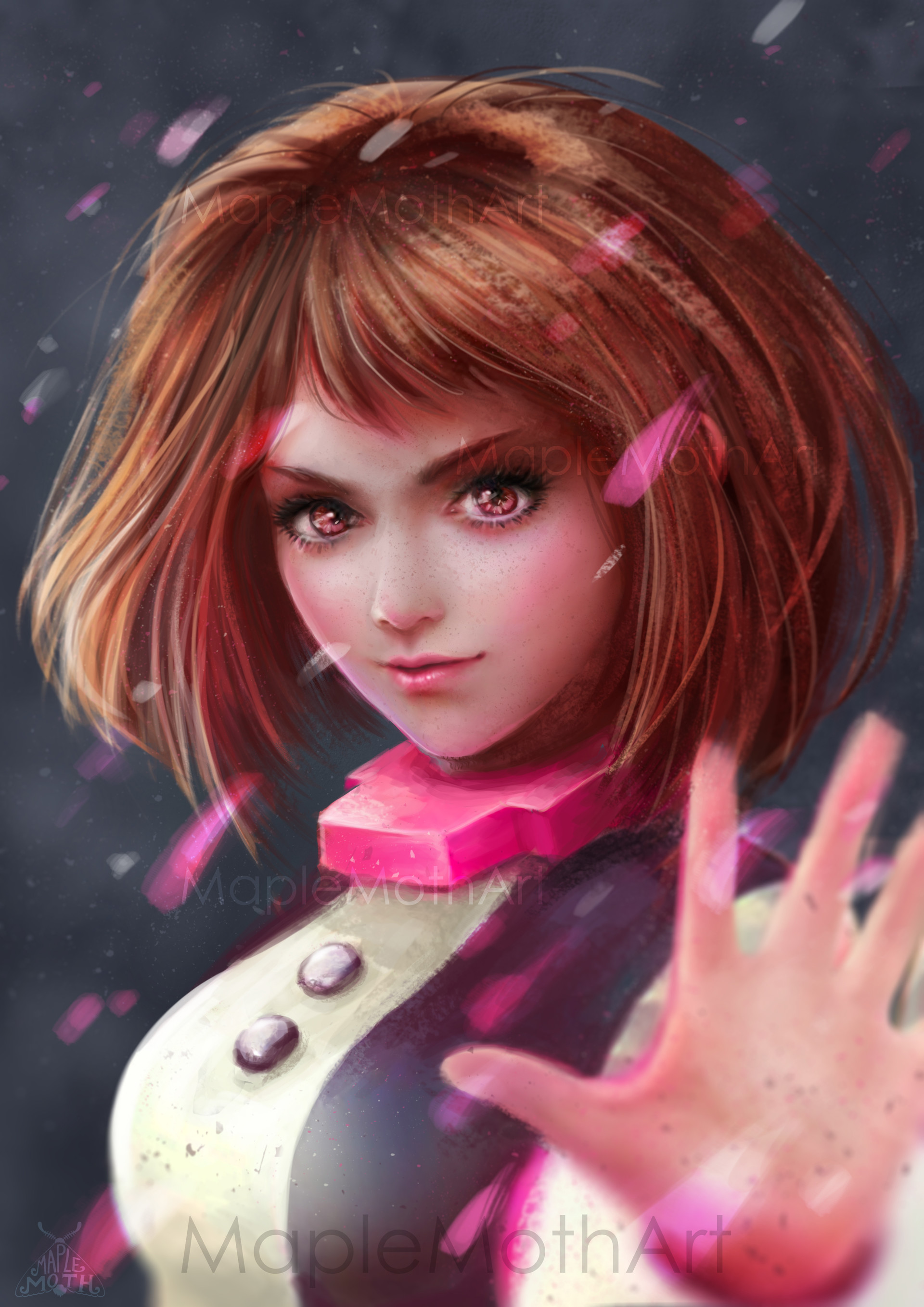ArtStation - Uraraka Ochako, Maple Moth