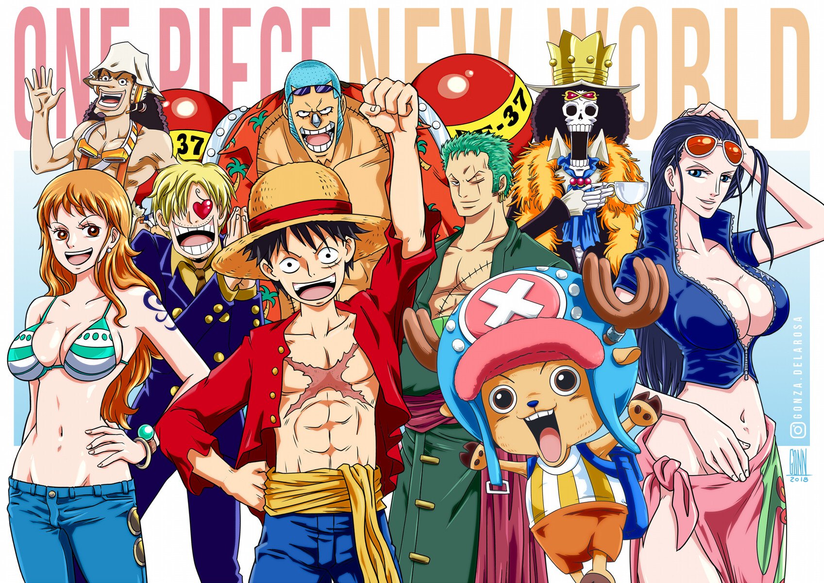 one piece new world characters