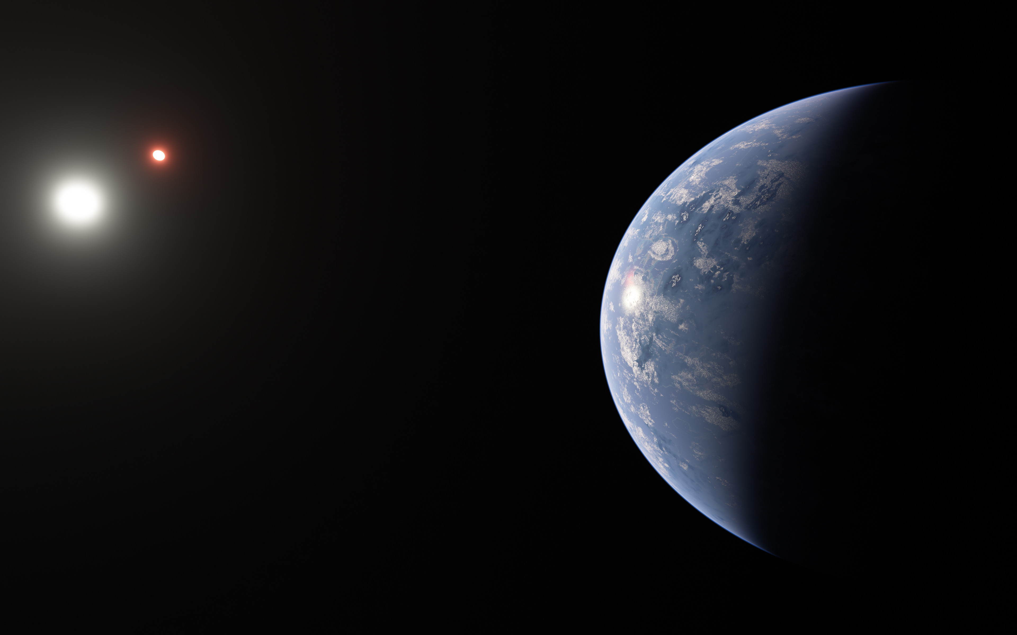potentially habitable exoplanet around two stars 
