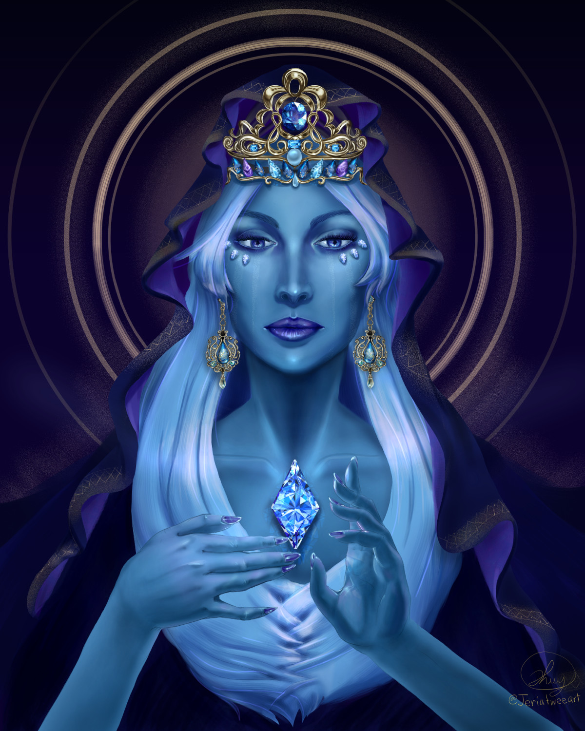 Thuy Tran Steven Universe Blue Diamond Eternal