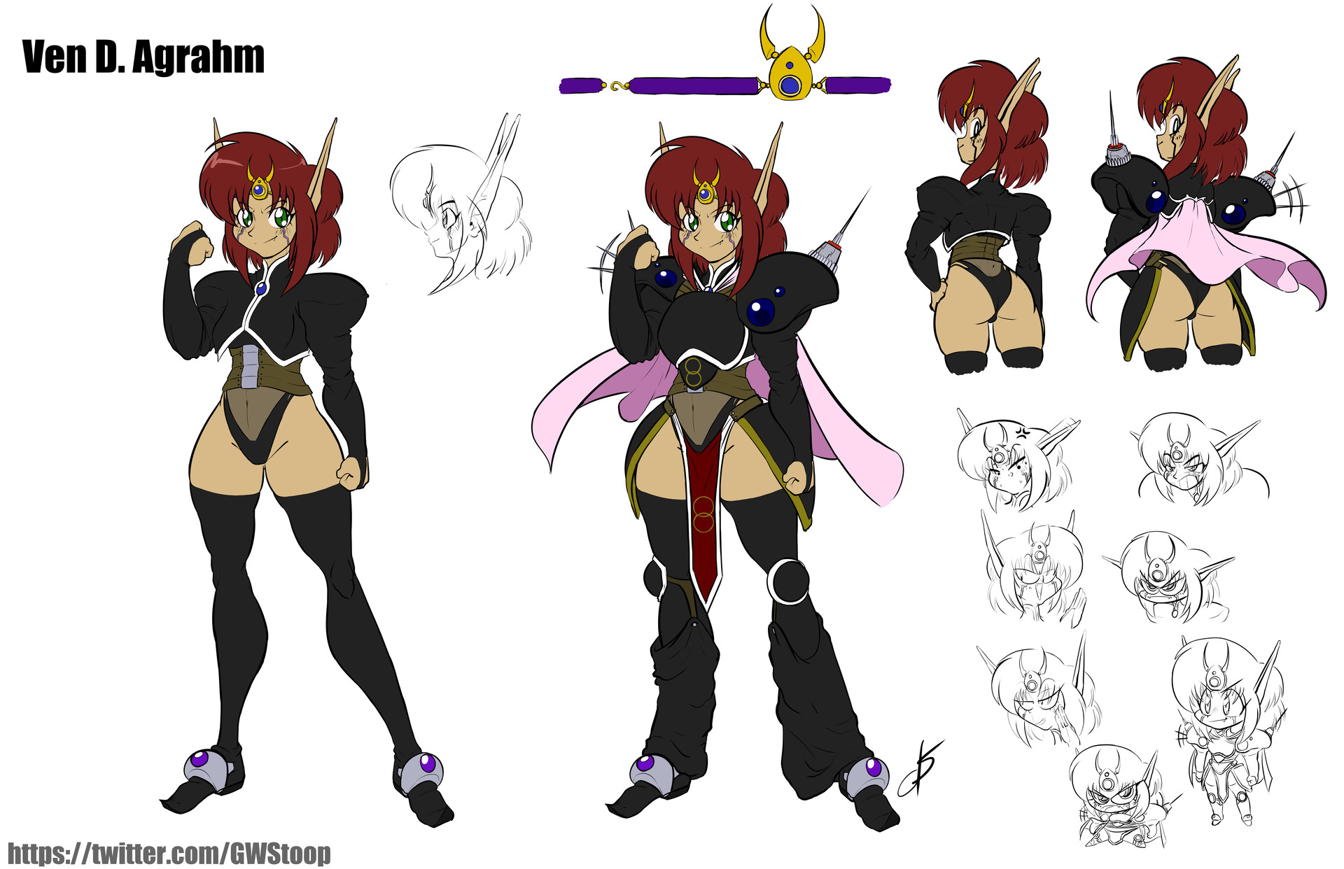 Artstation Ven D Agrahm Character Ref Sheet Geoffrey Stoop