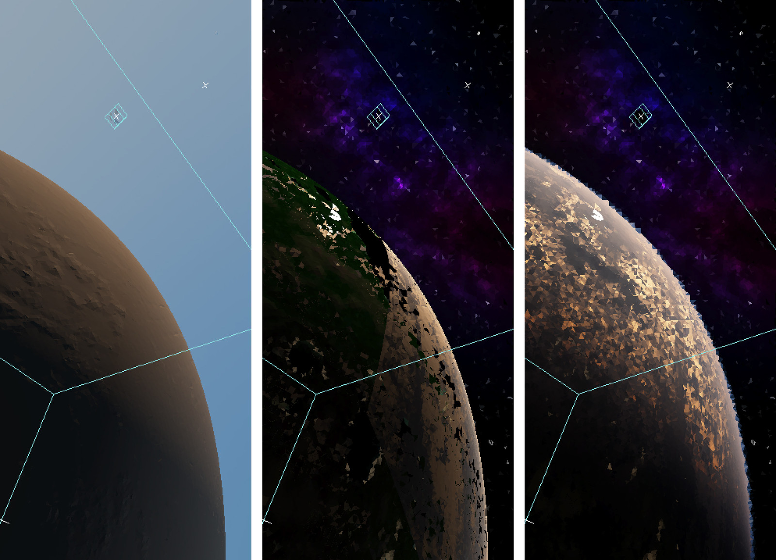 Progression - object, texture, atmosphere