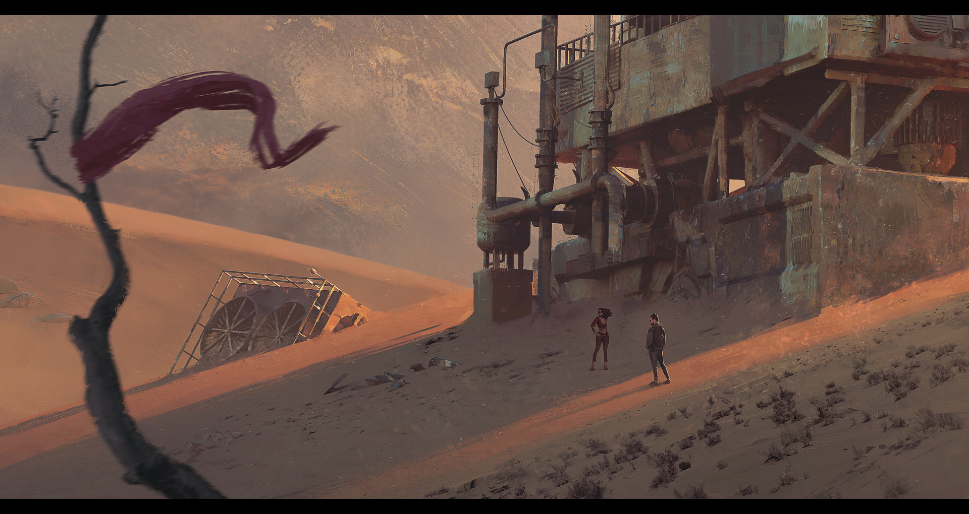 Artstation Wasteland Bar Pavel Vophira