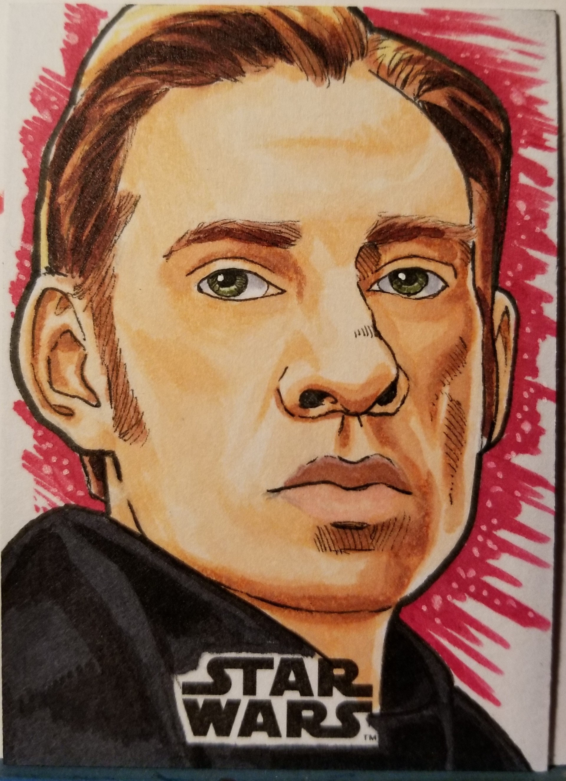 ArtStation Topps The Last Jedi Series 2 Sketch Card General Hux