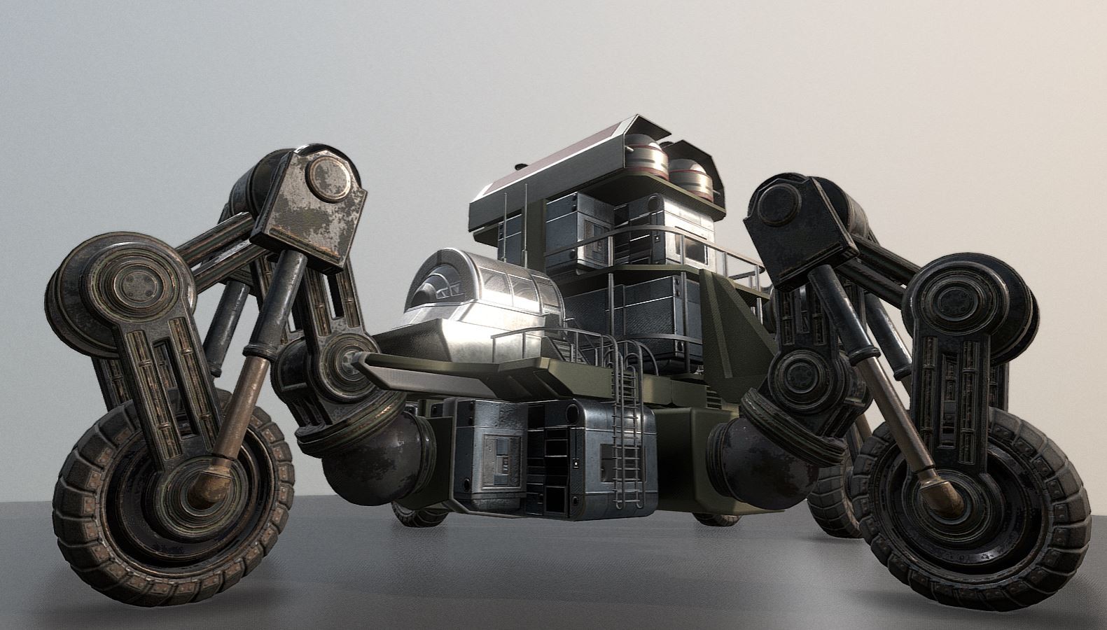 Futuristic Five-Wheeled Building - Five Wheeler 
