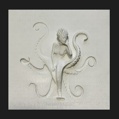 Bas Relief sea Marylin