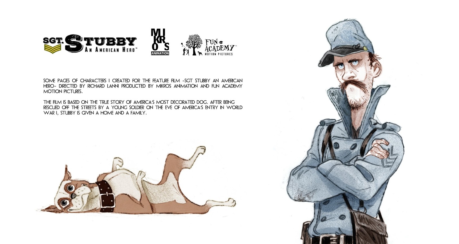 Artstation Sgt Stubby Thibault Leclercq