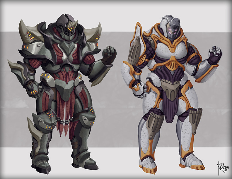 ArtStation Animal Armor Rhino & Giraffe, Joshua Martin