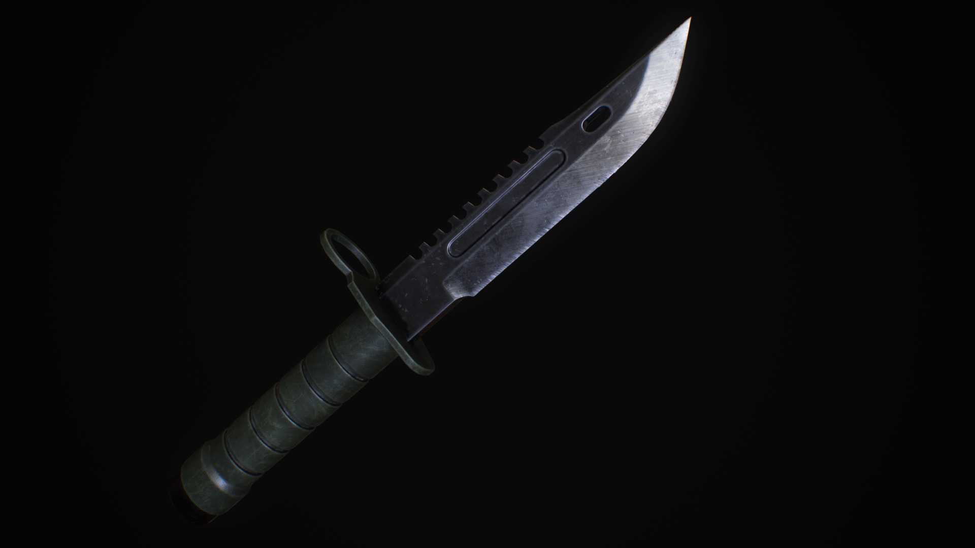 ArtStation - Fighting Knife from Resident Evil