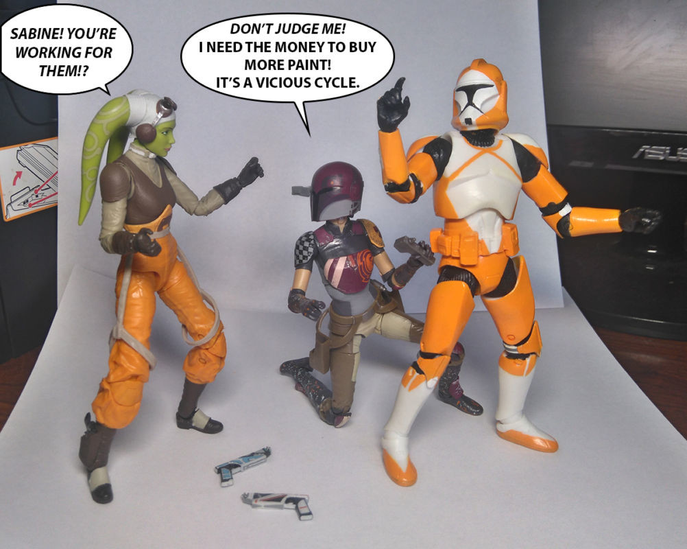 13x Bomb Squad Orange Clone Trooper Mini Figures 