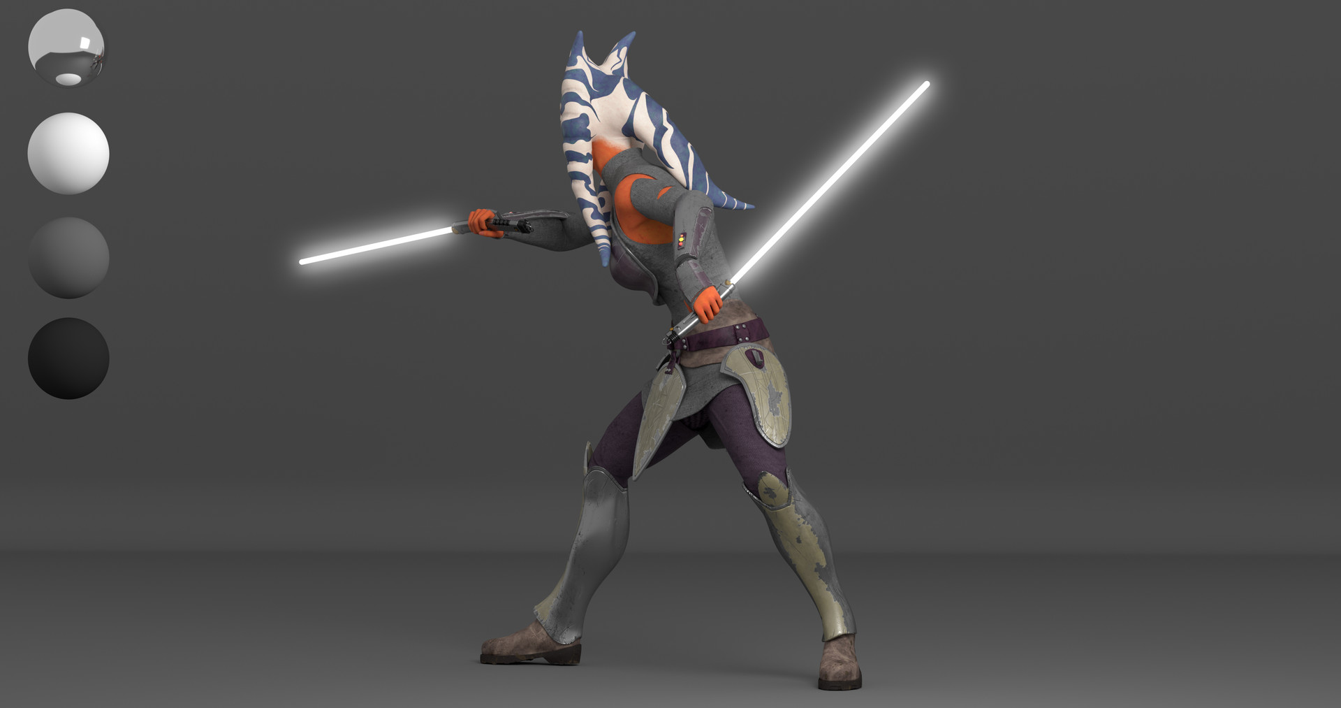 Artstation Ahsoka Tano Thibaud Garrigos