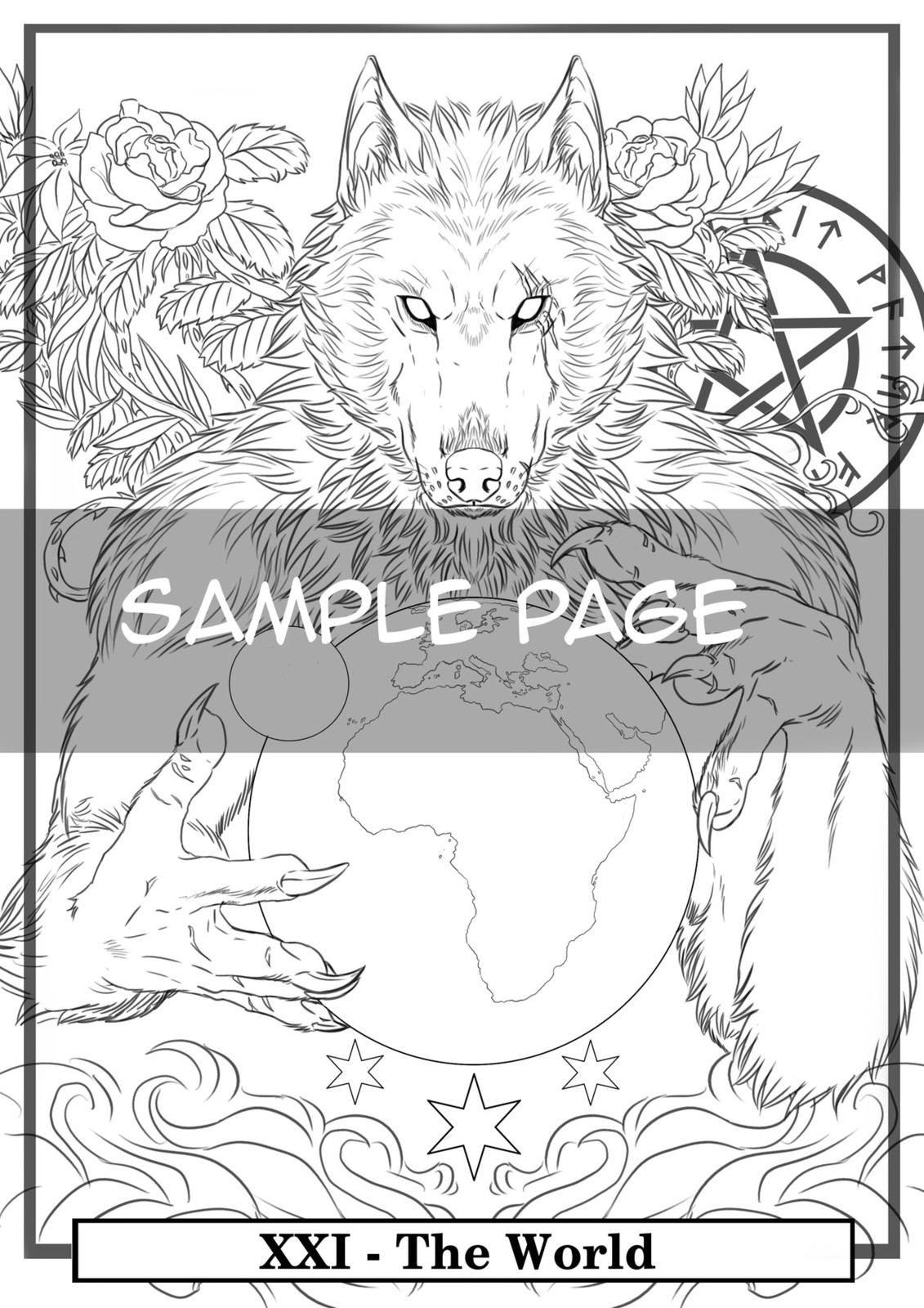 Sample coloring page